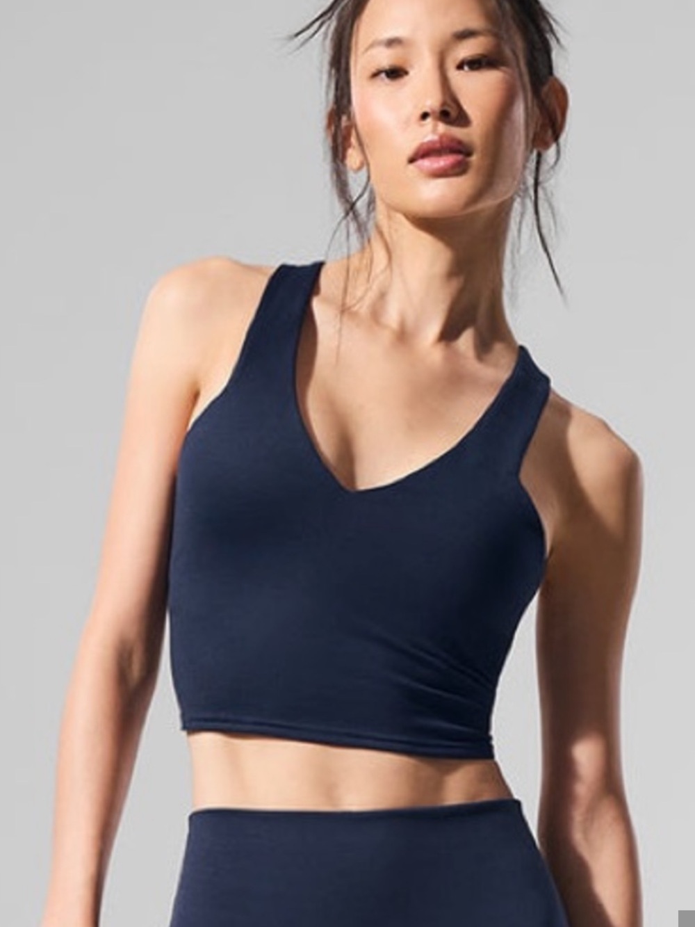 Alo Yoga Airbrush Real Bra tank top w built in bra